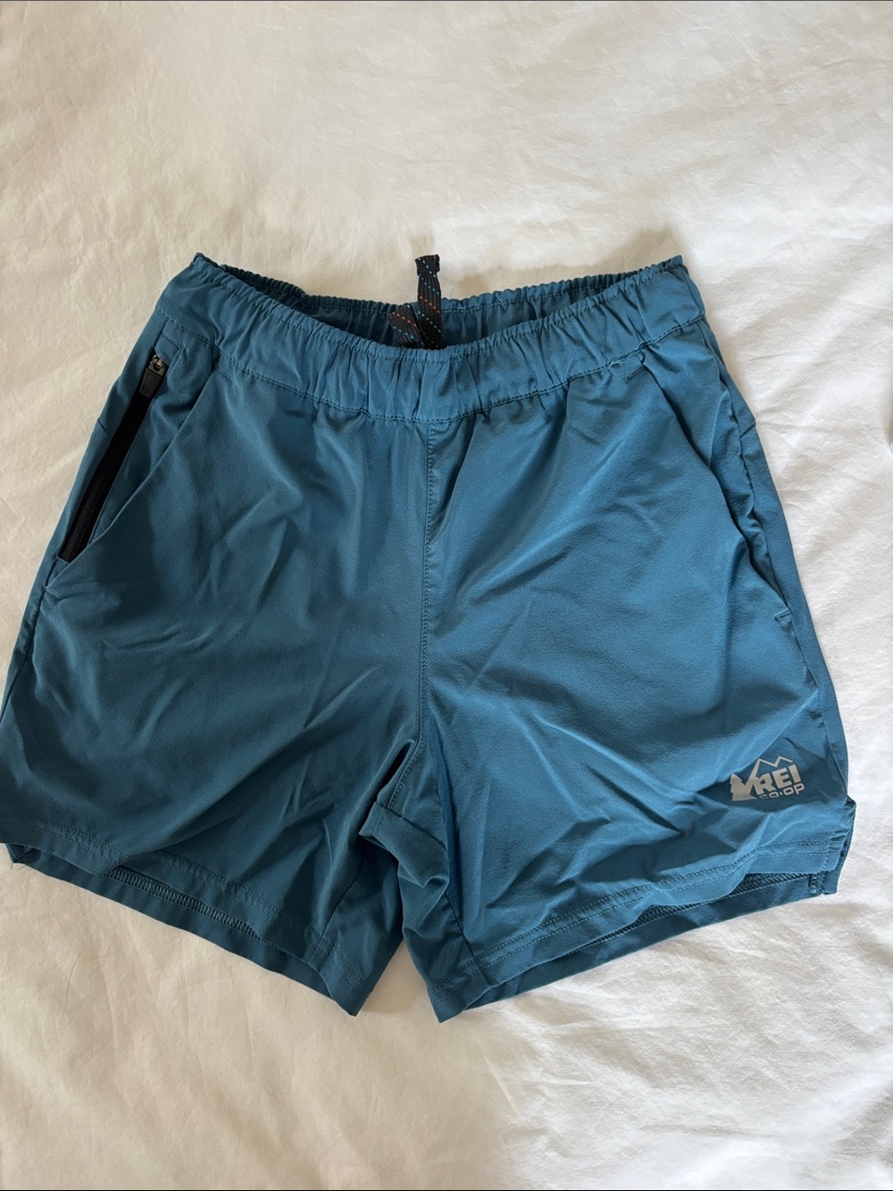 REI Teal Blue Outdoors Running Shorts